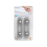 Perma Child Safety 12cm Adhesive Universal Flexi Locks - 4 Pack