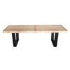 Sk Designer Living | Replica George Nelson Platform Bench | 122cm - Natural & Black