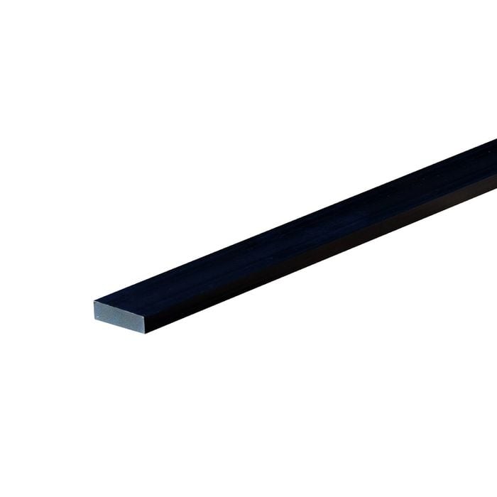 Metal Mate Aluminium Flat Bar 20 x 3mm x 1m Black
