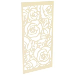 ProtectorAl 300-1200 x 1201-2400mm Primrose Roses Unframed Solid Aluminium Decorative Panel