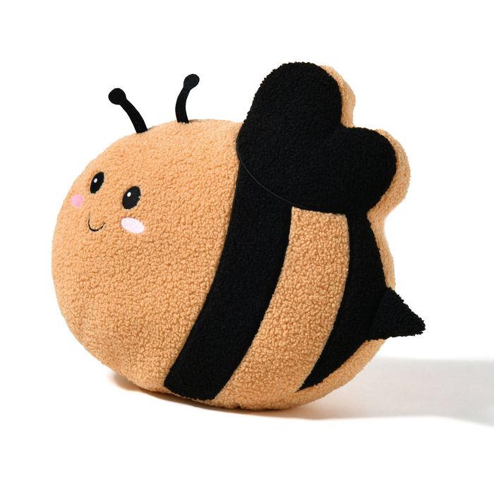 Jack & Ava Bumbly the Bee Boucle Fleece Cushion