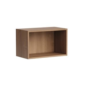 Kaboodle 700-799mm Cajun Oak Customisable Slimline Open Shelf