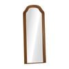 Oikiture Full Length Mirror Floor Makeup Mirrors 165x60cm Walnut Wood Bedroom