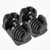 FitnessLab 80kg Adjustable Dumbbells Dumbbell Set Weight Dumbbells Plates 2x40kg