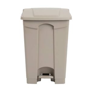 Jantex Pedal Bin Hands-free Beige 45l Waste Management Trash Can