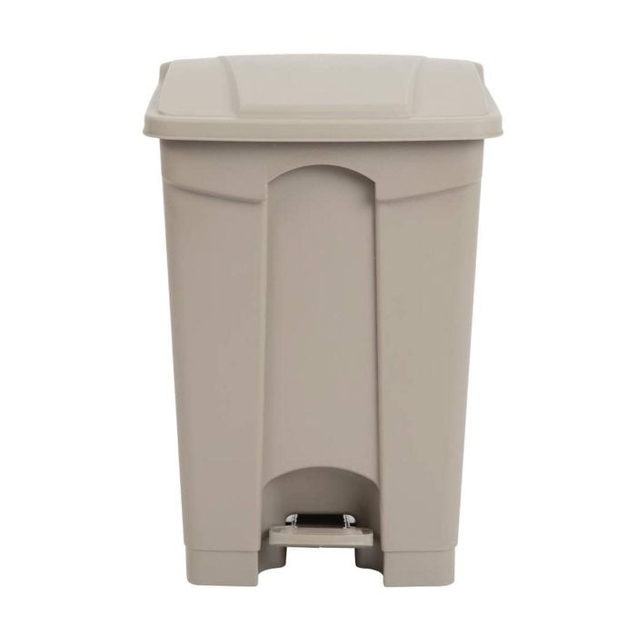 Jantex Pedal Bin Hands-free Beige 45l Waste Management Trash Can