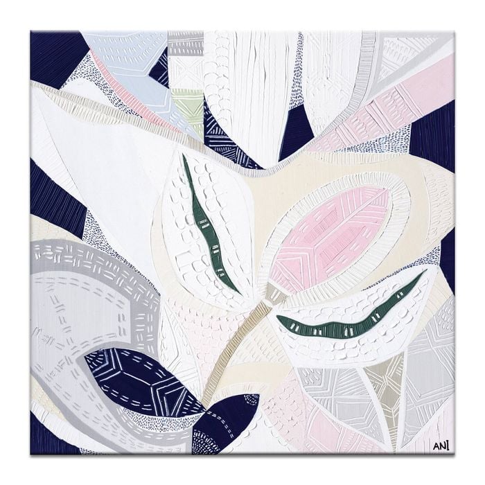 Artist Lane "Wild Flower Ranges 1 " by Ani Ipradjian - 41x41cm Stretched Canvas