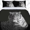Just Home Black Blue Eyes Quilt Cover Set Queen