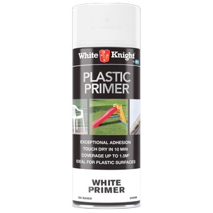 White Knight 300g White Plastic Primer Spray Paint