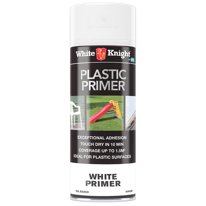 White Knight 300g White Plastic Primer Spray Paint