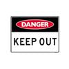 Sandleford 450 x 600mm Keep Out Plastic Sign