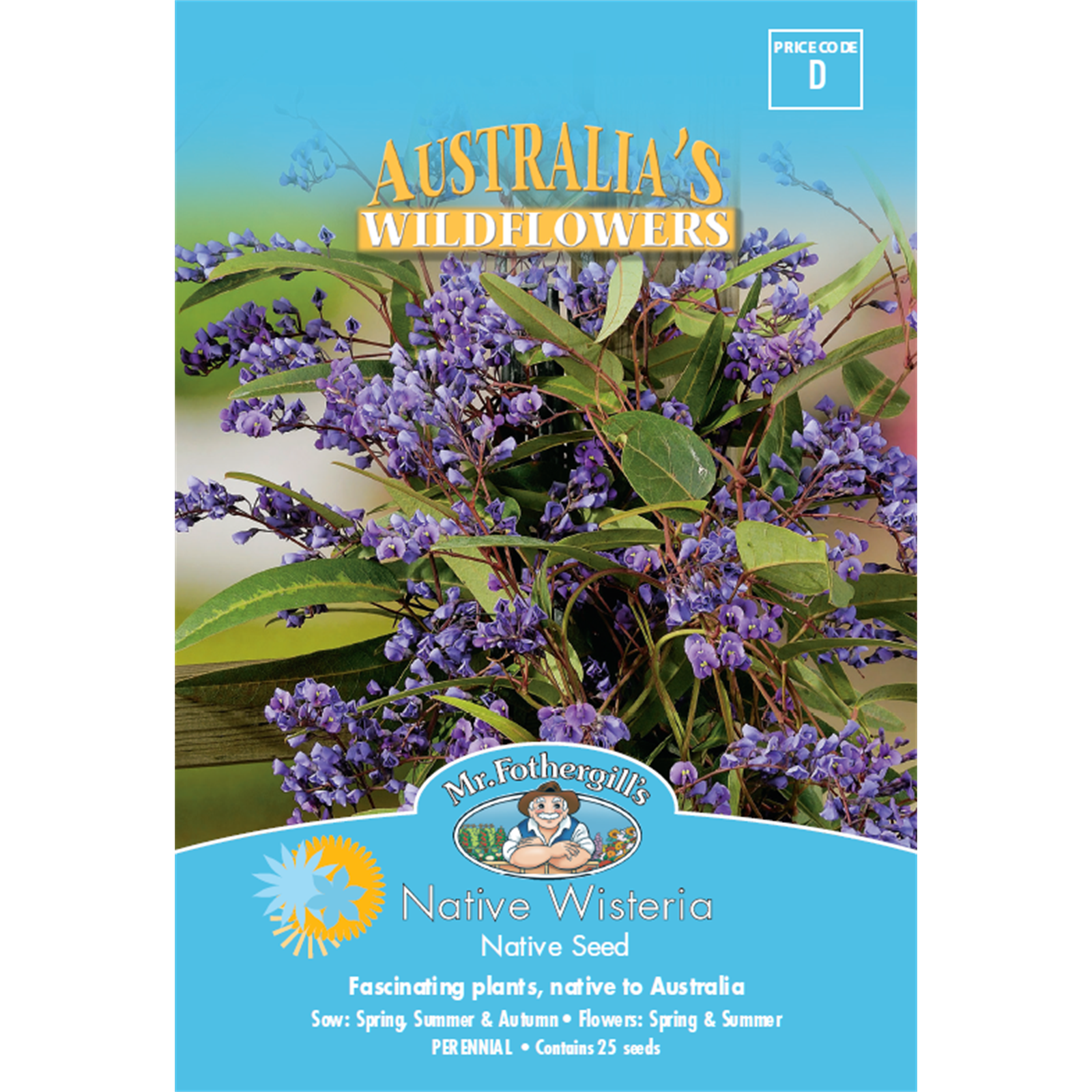 Mr Fothergill's Native Wisteria Flower Seeds