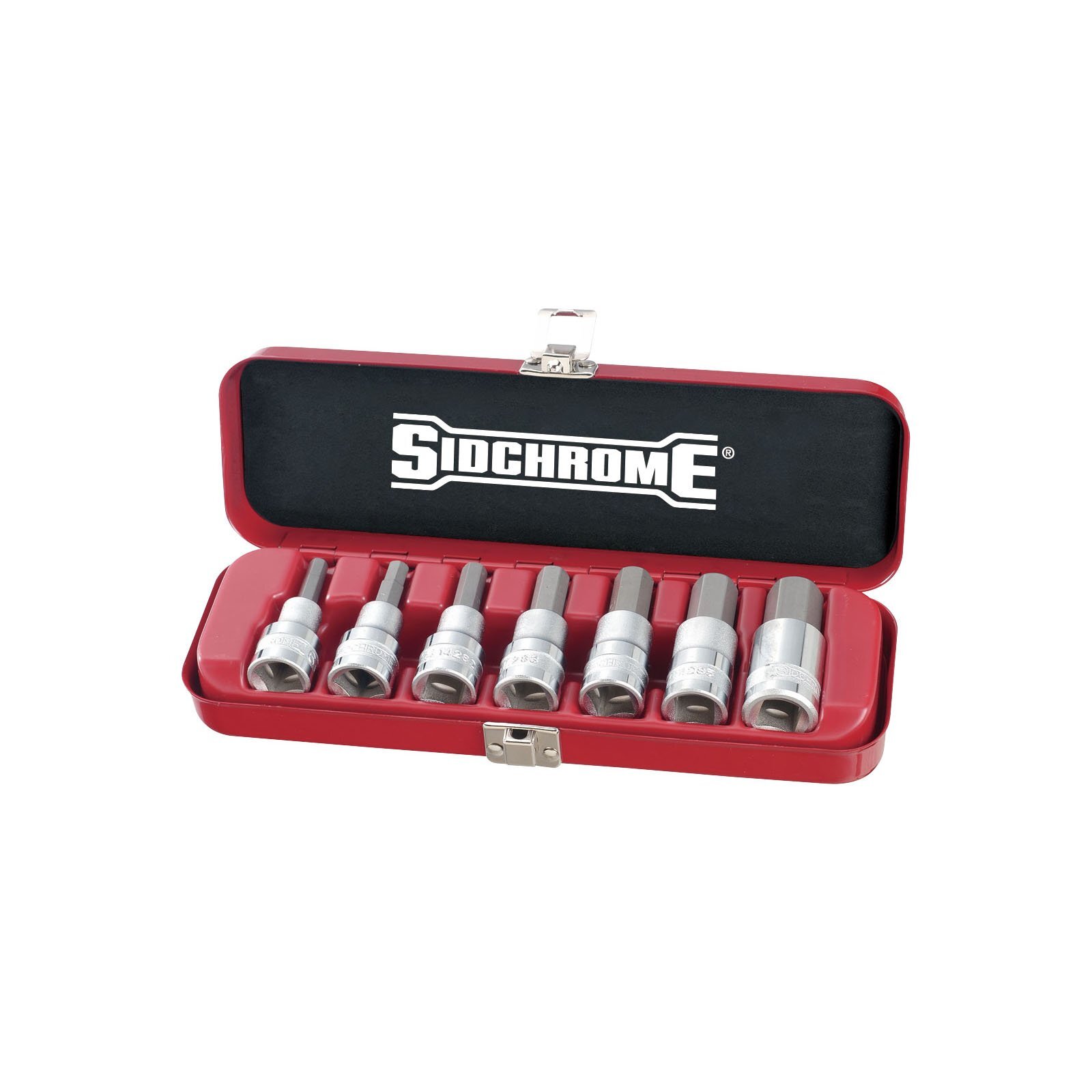 Sidchrome 1 2 Drive In Hex Socket Set 7 Piece Bunnings Australia