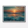 Sunset on the Beach View   Print 100% Australian Made 90x60cm  (Poster)