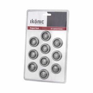 Ikonic Antique Black Seldon Knob - 10 Pack