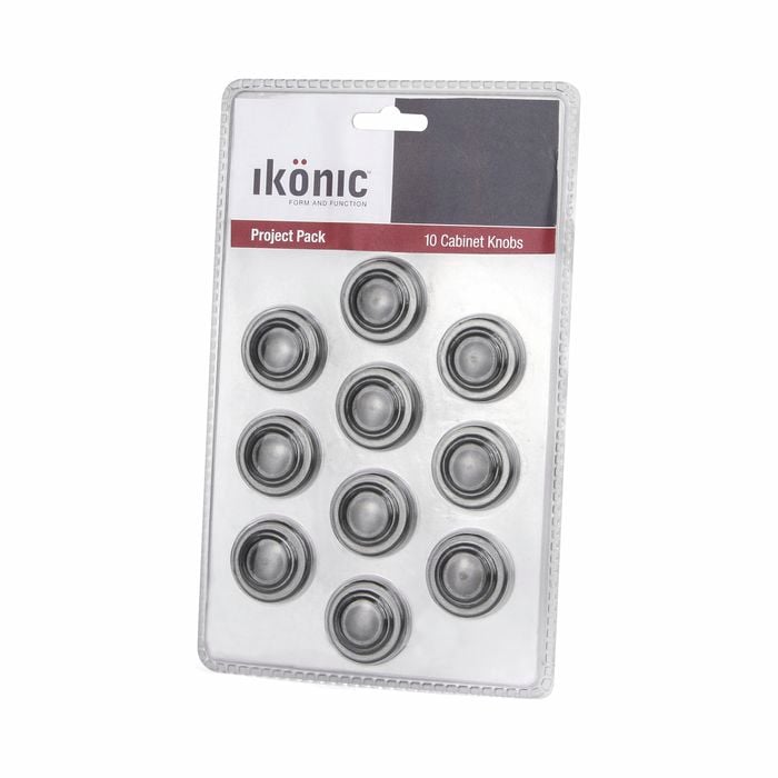 Ikonic Antique Black Seldon Knob - 10 Pack