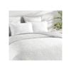 Renee Taylor Chloe Jersey Jacquard King Quilt Cover/2x Pillowcases - Ivory