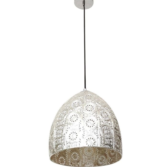 CLA Lighting Sari Ellipse Steel Pendant Light Chrome