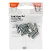Taskmaster M6 x 20mm Screw-In Insert Nut Curved Surfaces - 8 Pack