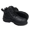 Blundstone Unisex Black DuraFit 7551 Zip Side Safety Boot - UK Size 8