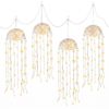 Jingle Jollys Christmas Lights Solar Jellyfish 4Pcs Garden Decorative Warm White