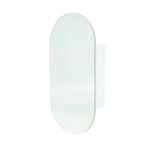 Rick McLean's Portofino White Oval Designer Shaving Cabinet