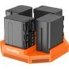 Smallrig Np-f970 4-channel Camera Battery Charger & 4-battery Kit 4834