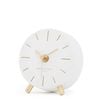 One Six Eight London  Ariel White Silent Mantel Clock
