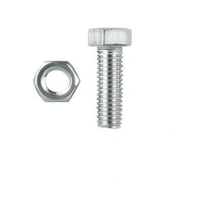 Pinnacle M10 x 20mm Stainless Steel Hex Head Bolts And Nuts - 4 Pack