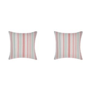 2PK Linen House 65x65cm Otillo Watermelon European Pillowcase