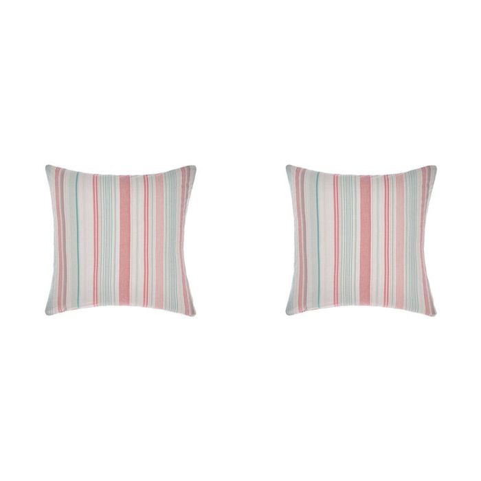 2PK Linen House 65x65cm Otillo Watermelon European Pillowcase