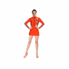 More Than Party Race Car Girl Costume Racing Theme Red M/L Adult Women Dress Up