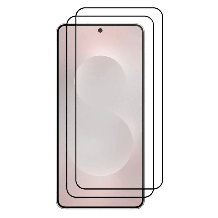 2 Pack MEZON Samsung Galaxy S25 Edge (6.7") Full Cover Tempered Glass Screen Protectors
