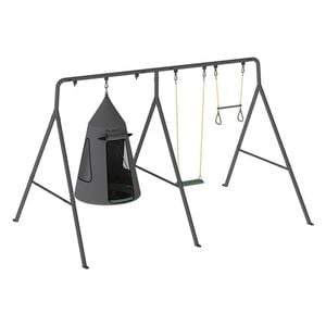 TitanPro Swing Set with Saucer Tent Swing