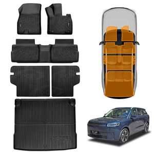 Floor Mats Boot Liner for Jaecoo J5 EV Petrol 2025-Onwards Trunk Cargo Kick Back Seat Cover