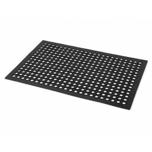 Marlow Anti Fatigue Mat Rubber Non Slip Cuttable 60 x 90cm For Entryway Garage