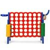 Costway Giant 4-in-a Row Connect Four Board Game Set Blue