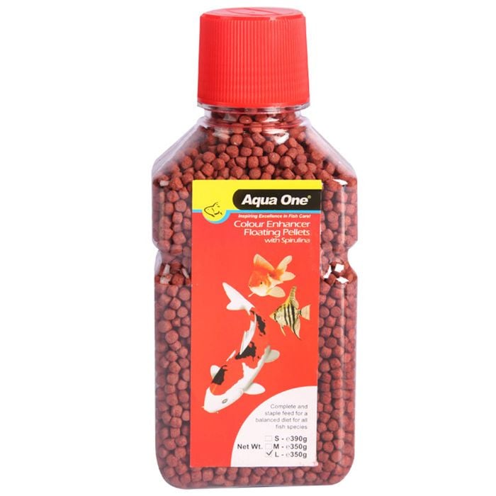 Aqua One Colour Enhancing Pellets 3mm 350g (11607)