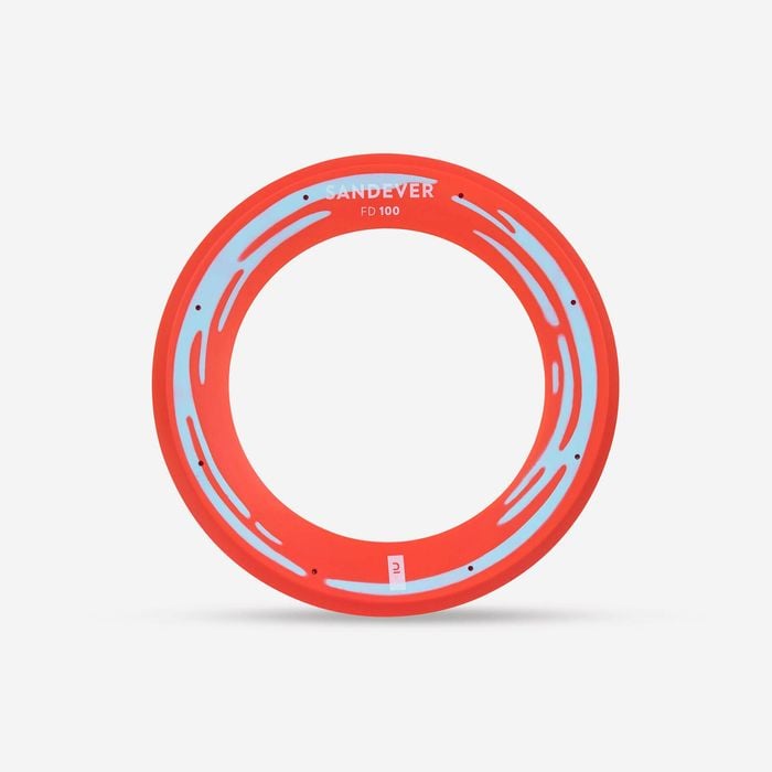 Decathlon - A Soft Red Disc For Long-distance Throws. - One Size