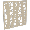 ProtectorAl 300-1200 x 300-1200mm Paperbark Bubbles Unframed Solid Aluminium Decorative Panel