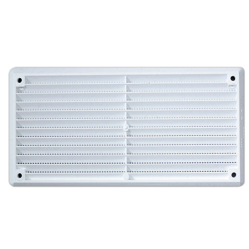 Haron 165 X 85mm White Plastic Wall And Eave Vent Bunnings Australia 9960