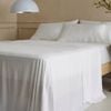 Bedding Co. Organic Bamboo Sheet Set 350TC Durable White Stripe Double