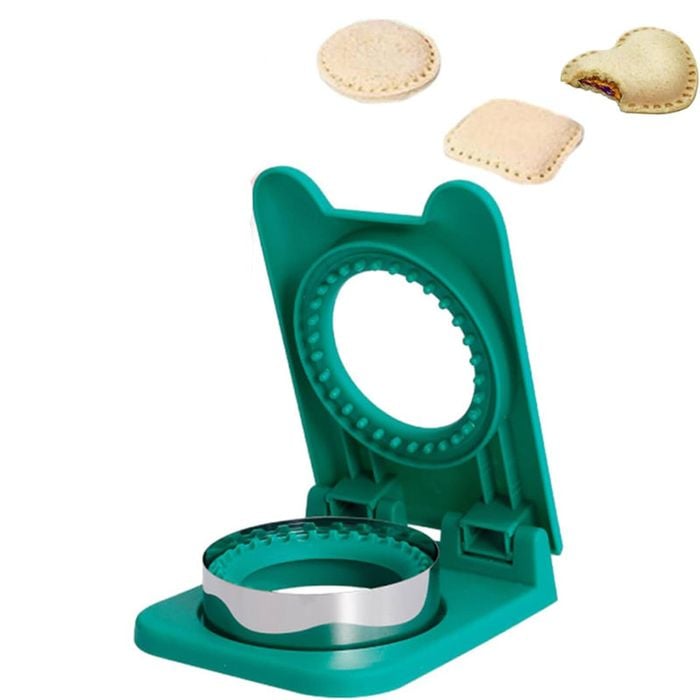 Catzon Sandwich Cutter and Sealer Square Pocket-Green