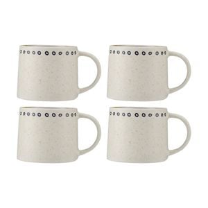 4pk Maxwell & Williams The Mug Club Indigo Blue Mug 330ml - Circle