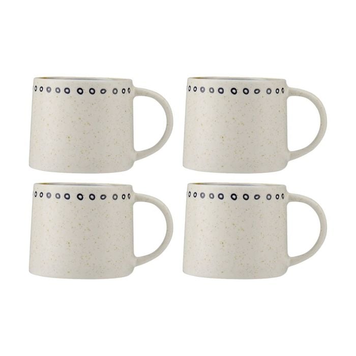 4pk Maxwell & Williams The Mug Club Indigo Blue Mug 330ml - Circle