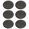 6x Oval Serving Trays - 73.5 x 60cm - Reusable Non Slip Stackable Rubberized Food Drinks Platter Tray