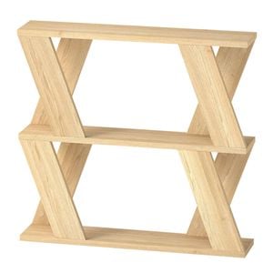 Levede Coffee Table with Magazine Rack in Oak Colour