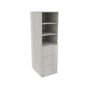 Lugna 1536 x 450 x 580mm Mist 2 Adjustable Shelf 3 Drawer Storage Cabinet