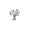 Elegant Collections large Black Crystal Tree  Décor