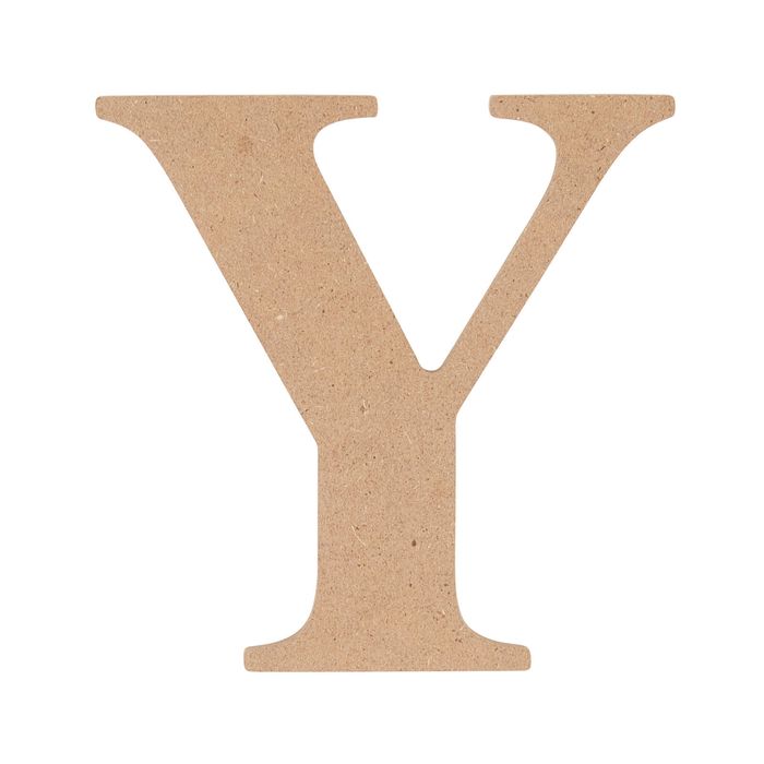 All Set 9cm MDF Alphabet Letter Y